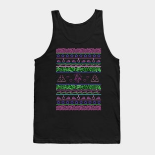 Glamrock Popstar Chicken Ugly Holiday Sweater Tank Top